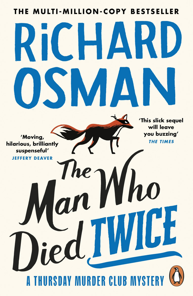 The Man Who Died Twice by Richard Osman Book & Paper Williamstown
