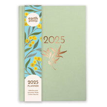 Load image into Gallery viewer, Earth Greetings 2025 Planner - Eucalyptus
