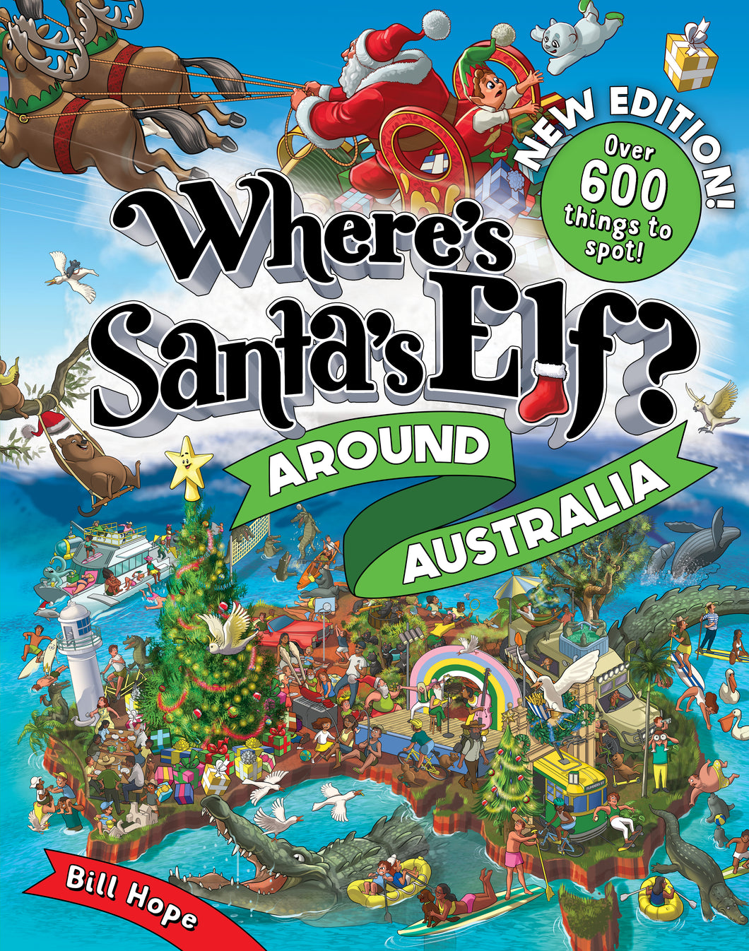 Where's Santa's Elf? Around Australia by Bill Hope